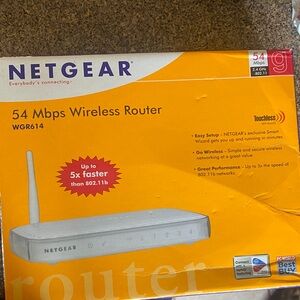 NETGEAR Gray and White Wireless Router